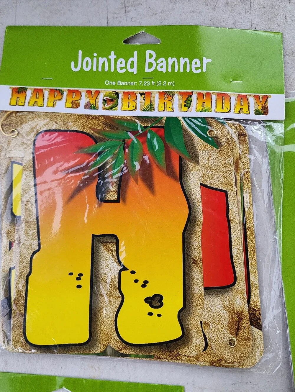 Dinosaur Party Supplies Kit Happy Birthday Decorations